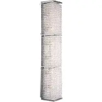 Globo Wandlamp acryl kristallen helder chroom licht CALOY