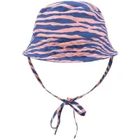 Swim Essentials - zonnehoedje - 0-8 jaar - oranje blauw - Gestreept