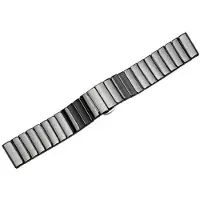 Beline pasek horloge 20mm Solid czarnyblack (20 mm, Organisch leer, Vivoactive 3), Horlogebandjes, Zwart