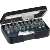 Wiha Bitset Standard 25 mm gemengd 31-delig 1/4" C6,3 in box met riemclip - 41126