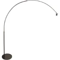 Steinhauer Cacao kleurige vloerlamp / booglamp Sparkled Light 7268CA zonder kap