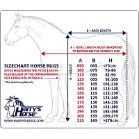 Harry's Horse Deken Thor 200gr Grijs - 115/155