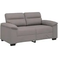 vidaXL 2-zitsbank Taupe 160x81x84 cm Stof
