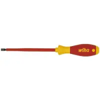 Wiha Schroevendraaier SoftFinish electric sleufkop 2,5 x 75 mm op blisterverpakking - 38009