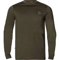 Härkila - Base All Season L/S T-Shirt - Merinoshirt 3XL, groen