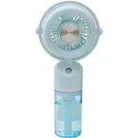 VHV -Nevelventilator met Waterverneveling - Stille Oplaadbare Handventilator - Mini Airco en Tafelventilator met USB - Compacte Luchtkoeler voor Studentenkamer, Bureau, Kantoor en Festival