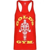 Gold's Gym GGVST003 Muscle Joe Premium String Vest - Red - S