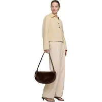 Tous Dames Halfmoon schoudertas bruin (OSFA), Casual, Leer 2002359044