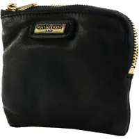 Caterina Lucchi Leren kaarthoes Fanny Wallet Nero zwart