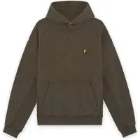 Lyle & Scott Sweatshirt 'Heavy Laundered' geel / donkergroen / zwart
