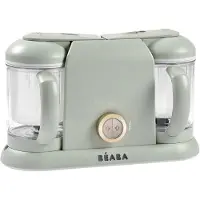 Beaba Babycook Duo – 4-in-1 Babyfoodprocessor – XXL Capaciteit – Stomen, Mixen, Ontdooien & Verwarmen – 2200 ml – Misty Green