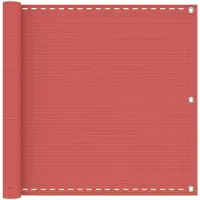 vidaXL Balkonscherm Terracotta 90 x 1000 cm HDPE en Aluminium