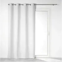 Wicotex - Gordijnen - Kant en klaar - Met ringen - Verduisterend - 140x260cm Kleur Parel Grijs