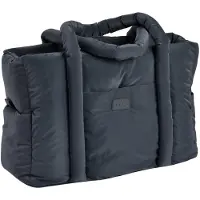 Beaba Puffy Paris Luiertas - 25L - Verzorgingstas - Incl. Verzorgingsmatje & Koelvak - 10 vakken - Grijs - Dark Heather Grey
