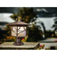Kichler Mini LED Tuin Pilaar Morris | 1X E27 Max 60W | IP44 (Outdoor) | Distressed Copper