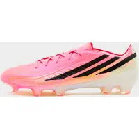 Adidas F50 Hyperfast Elite Gras Voetbalschoenen (FG) Felroze Zwart Goud Wit