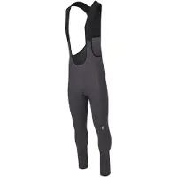 Agu Essential - Bibtight - Fietsbroek met bretels - Heren - Black - Reflecterend - Siliconen gripper - L