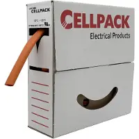 Cellpack 144457 Krimpkous zonder lijm Oranje 25.40 mm 12.70 mm Krimpverhouding:2:1 4 m