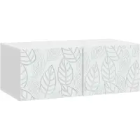 vidaXL Wandmontage TV-kast 78,5 x 41 x 30 cm Wit Bewerkt hout