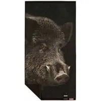 Zwoltex Dzik Handdoek Zwart 70x140cm - 100% Biologisch Katoen