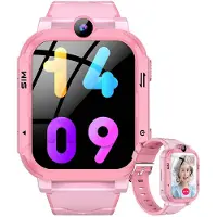 Blackview Z20 Smartwatch - Kids Smartwatch - 1,83" - 800 mAh - 8 MP camera - 4G Belfunctie - GPS - SOS-knop - Slaapmonitor - Stappenteller Horloge - Wekker - Roze