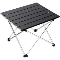 Famanu – Draagbare campingtafel - lichtgewicht klaptafel met aluminium tafelblad en draagtas - gemakkelijk mee te nemen - Prefect voor buiten - picknick - koken - strand - wandelen - vissen