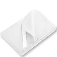 Famanu - Matrasbeschermer 200x220 cm, waterdicht, katoen, wasbaar en ademend – Wit