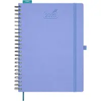 Famanu - Kalender 2026 dagelijkse planner A4 ringband, 1 dag 1 pagina met 4 kolommen – 15 min klok agenda (jan – dec 2026), week- &...