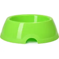 AWR Vrolijke Voerbak / Eetkom / Hondenkom | Kattenvoerbak | Honden & Katten | Voor Huisdieren | Groen - 21 CM