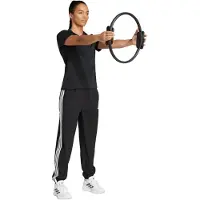 Adidas Sportbroek 'Essentials' zwart / wit