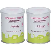 Saforelle Florgynal Probiotische tampon zonder applicator Super 2x8 St Tampon