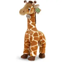 Rappa ECO knuffel giraf 40 cm - realistische knuffel van recyclede PET flessen - bruin, creme