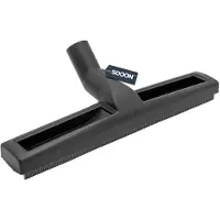 SQOON Harde vloeren zuigmond 38 mm - 36 cm breed met rubberstrip en wieltjes - Geschikt voor nat en droog zuigen - 1 stuk