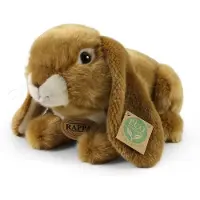 Rappa Bruine pluche konijn, 25 cm, milieuvriendelijk