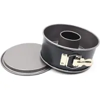 Famanu – Mini springvorm 20 cm met 2 verwisselbare bodems, compacte bakvorm voor halve recepten