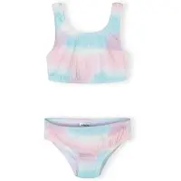 MINOTI bikini meisjes tie-dye geribbeld - lichtroze