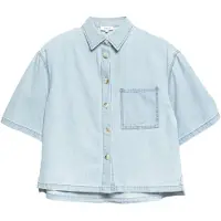 s.Oliver relaxed fit blouse met korte mouwen van puur katoen