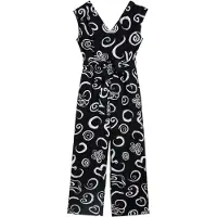 Desigual Jumpsuit zwart / wit