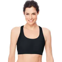 AWR Hoogwaardige Kwaliteit Dames Sport BH - SportBeha | Zwart - L/XL