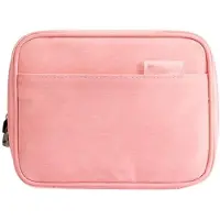 Famanu - Roze elektronica organizer kabeltas, multifunctionele opbergtas met hoge capaciteit voor laadkabel, powerbank en accessoires, travel pouch