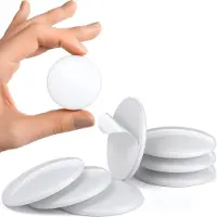 Famanu – Witte siliconen deurklinkstoppers set 7 stuks – rond 1,57 inch