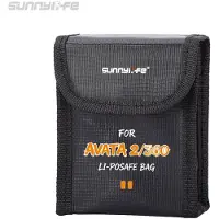 Sunnylife LiPo Safe Bag voor DJI Avata 2 / 360 - 2 accu's