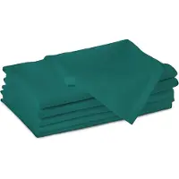 Famanu – Set van 6 smaragdgroene katoenen servetten van 43x43 cm, premium kwaliteit, wasbaar en herbruikbaar voor dagelijks gebruik