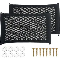 Famanu - Auto opbergnet set van 2 kofferbaknetten 35 x 20 cm voor accessoires