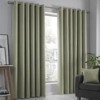 Famanu – Groene gordijnen 228 x 274 cm b x l saliegroen gordijnen lichtgroene gordijnen voor slaapkamer woonkamer groen deurgordijn thermische gordijnen raambekleding