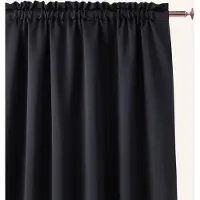 Famanu – Verduisterend gordijn met zilveren ringen - 180 x 250 cm - schuifgordijn - decoratief en modern - woonkamer en slaapkamer - crème