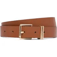 Tommy Hilfiger Riem 'Buckle Logo Keeper' cognac
