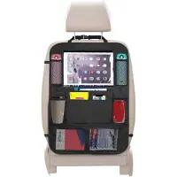 Famanu – Autostoelbeschermer - voor de achterbank - autostoelorganizer voor - doorzichtige waterdicht - bescherming tegen stoten - in universele pasvorm