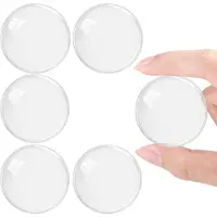 Famanu – Transparante deurklink muurbeschermers set 6 stuks – zelfklevende siliconen rond – bumper p