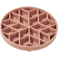 Famanu – Anti-Schrokbak voor Katten en Puppy met Zuignap(15cm - Diamant) Gezond Eten - Stopt Honde Opgeblazen - Antislip - Siliconen